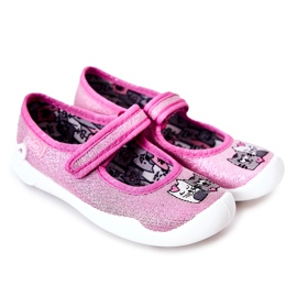 BEFADO S.A. Balerina papucs Befado Cats 114X465 Pink rózsaszín