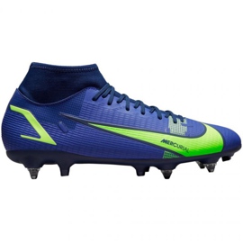 Nike Mercurial Superfly 8 Academy SG-PRO Ac M CW7432 474 futballcipő kék kék