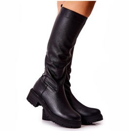 Fekete Nicole 2685 bőrcsizma Fekete Nicole 2685 bőrcsizma