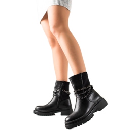 Sixth Sense Divatos táskák lánccal fekete