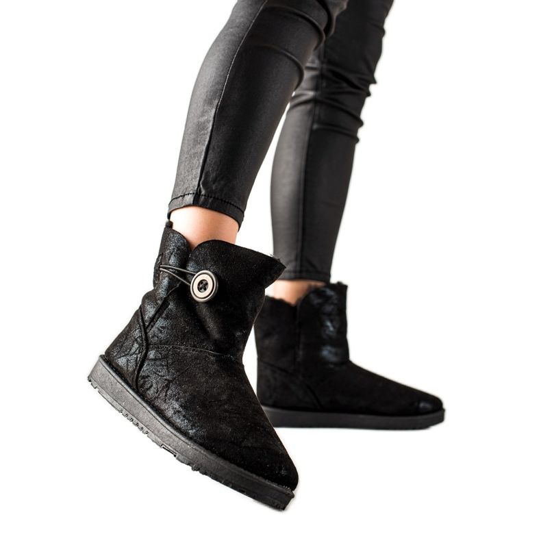 Evento Mukluki Glitterrel fekete