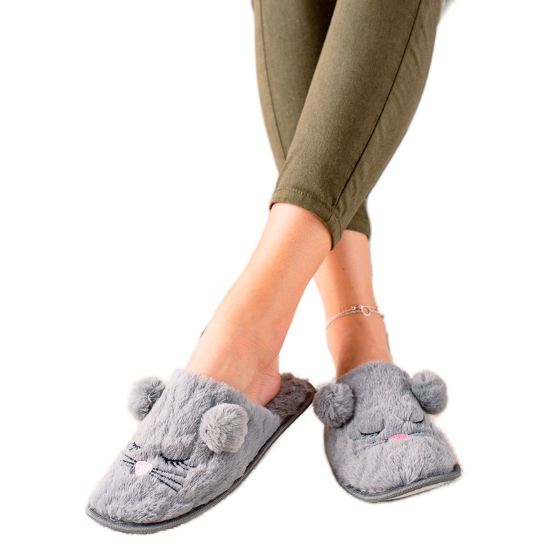 Evento Meleg papucs szürke