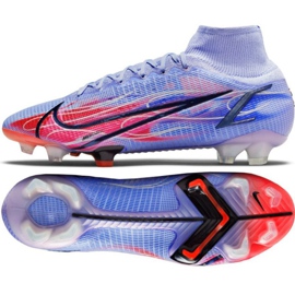 Nike Mercurial Superfly 8 Elite Km Fg M DB2859 506 futballcipő sokszínű rózsák és lilák