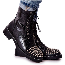 WT1 Fekete Sorela csizma cipzárral