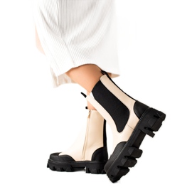 Seastar Workery Fashion csizma bézs Seastar Workery Fashion csizma bézs