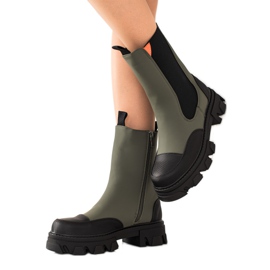 Seastar Workery Fashion csizma fekete khaki