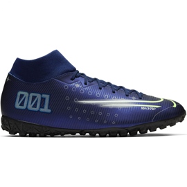 Nike Mercurial Superfly 7 Academy Mds Tf M BQ5435 401 futballcipő sötétkék