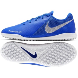 Nike Phantom Vsn Academy Tf M AO3223-410 futballcipő kék