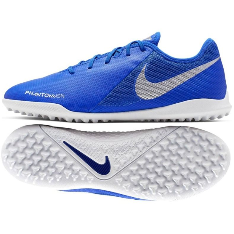 Nike Phantom Vsn Academy Tf M AO3223-410 futballcipő kék