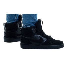 Nike Court Borogh Mid 2 Boot Bg Jr CQ4023-001 fekete Nike Court Borogh Mid 2 Boot Bg Jr CQ4023-001 fekete