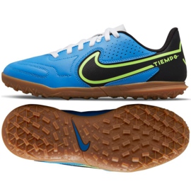 Nike Tiempo Legend 9 Club Tf Jr DA1334 403 futballcipő sokszínű kék Nike Tiempo Legend 9 Club Tf Jr DA1334 403 futballcipő sokszínű kék
