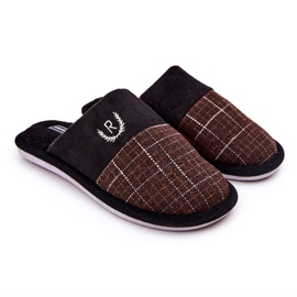 WJ1 Meleg barna kockás papucs Blase