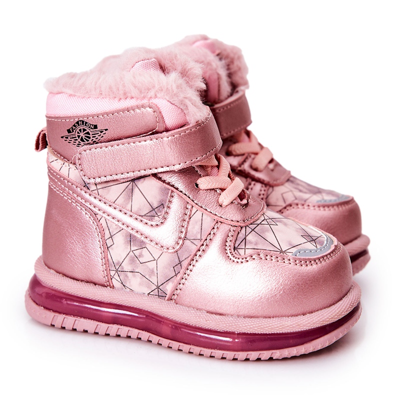 PJ2 Gyermek meleg hócsizma Pink Shirinell rózsaszín