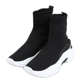 Gina Fekete zoknis bokacsizma Gina Fekete zoknis bokacsizma