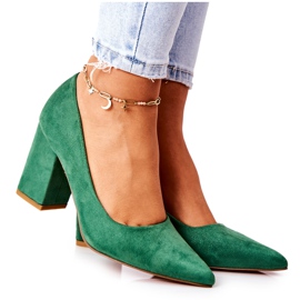 WS1 Szivattyúk Egy Pole Velúr Zöld Florena WS1 Szivattyúk Egy Pole Velúr Zöld Florena