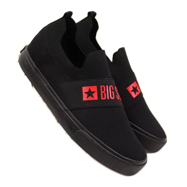 Fekete Slip on tornacipő Big Star W FF274221