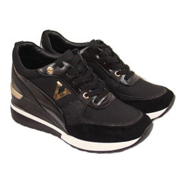 Wedge tornacipő Potocki W WM747A fekete aranysárga Wedge tornacipő Potocki W WM747A fekete aranysárga