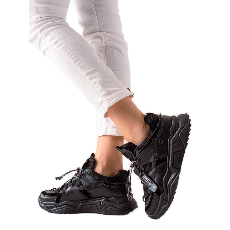 Evento Divatos fekete cipők