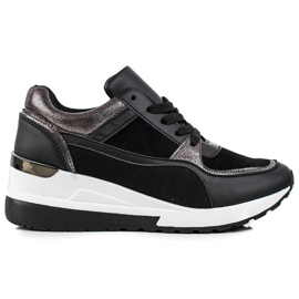 TRENDI Stílusos fekete cipők