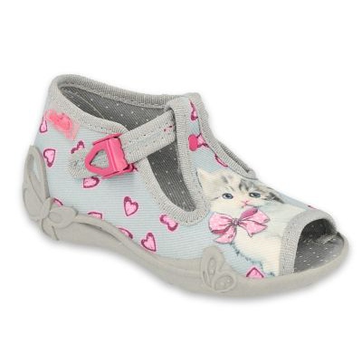 Befado gyerekcipő 213P131 rózsaszín szürke
