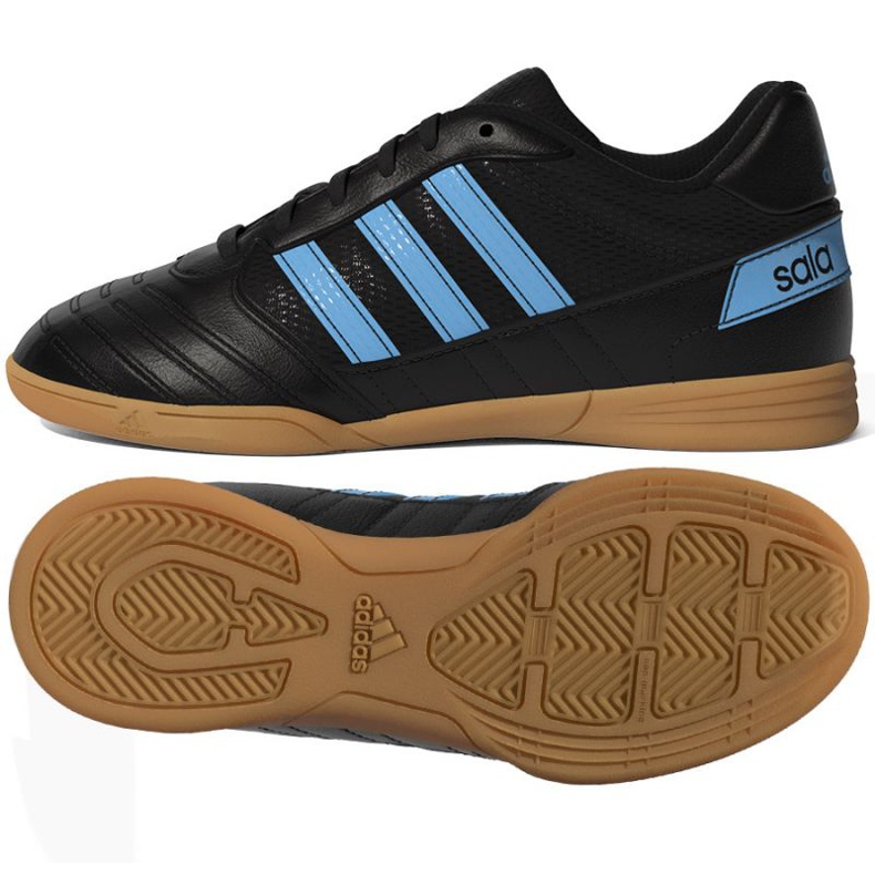 Adidas Super Sala In Jr GW1687 beltéri cipő sokszínű fekete
