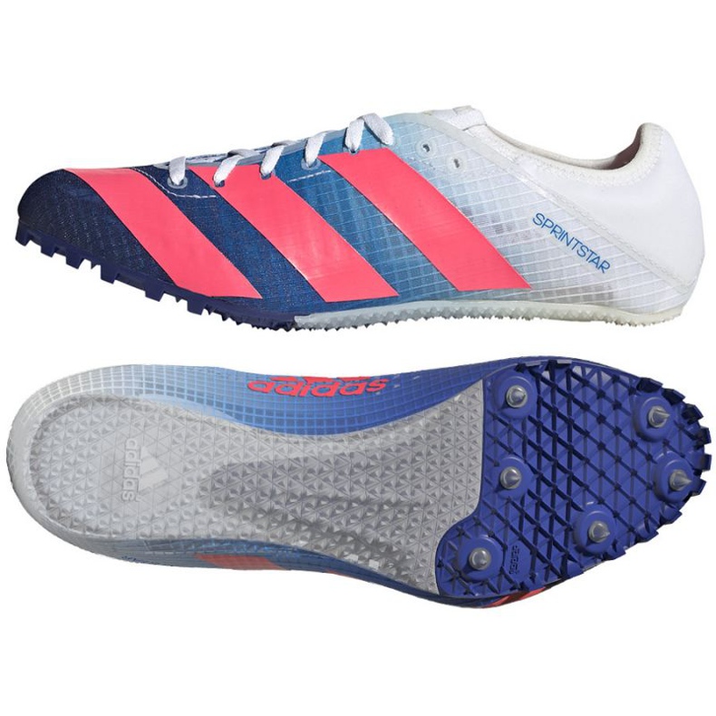 Adidas Sprintstar M GY0940 tüskés cipő piros sokszínű