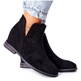 Női csizma Wedge S.Barski Joiva Black fekete Női csizma Wedge S.Barski Joiva Black fekete