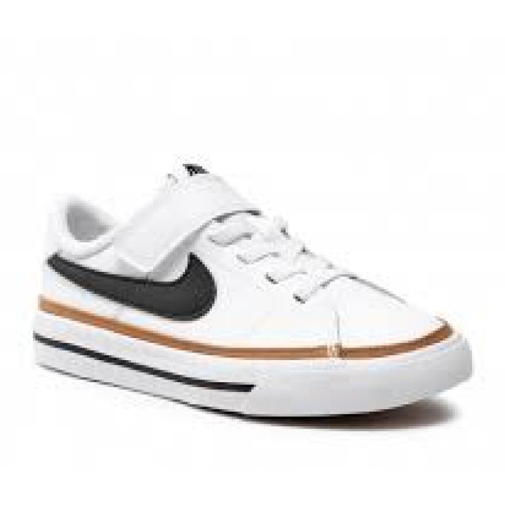 Nike Court Legacy (PSV) Jr DA5381-102 cipő fehér fekete