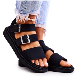 FM1 Fekete Reese csatos szandál FM1 Fekete Reese csatos szandál