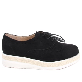 Női cipő espadrilles Apia Black fekete Női cipő espadrilles Apia Black fekete