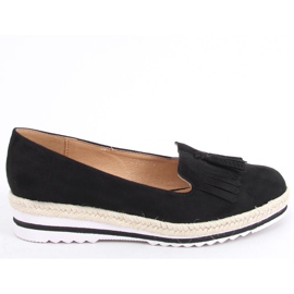 Női naplopók, espadrillák Hilma Black fekete