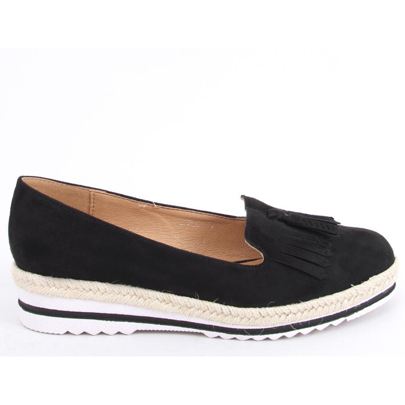 Női naplopók, espadrillák Hilma Black fekete
