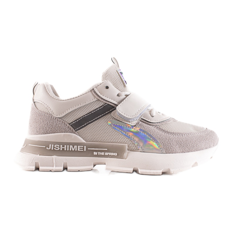 TRENDI Sport tornacipő tépőzárral szürke