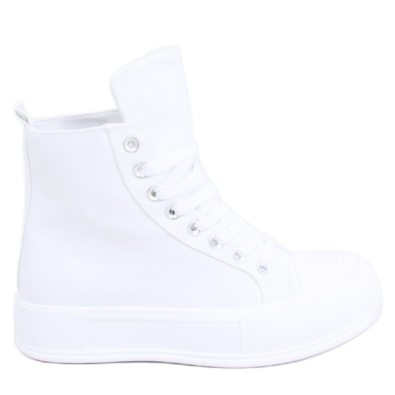 Kenya Fehér vászon boka tornacipő