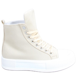 Kenya bézs vászon boka tornacipő Kenya bézs vászon boka tornacipő