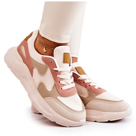 PS1 Női sportcipő Sneakers Beige-Pink Bethell bézs rózsaszín
