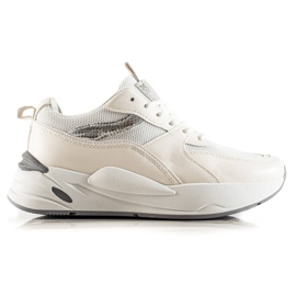 Ideal Shoes Cipők a platformon fehér