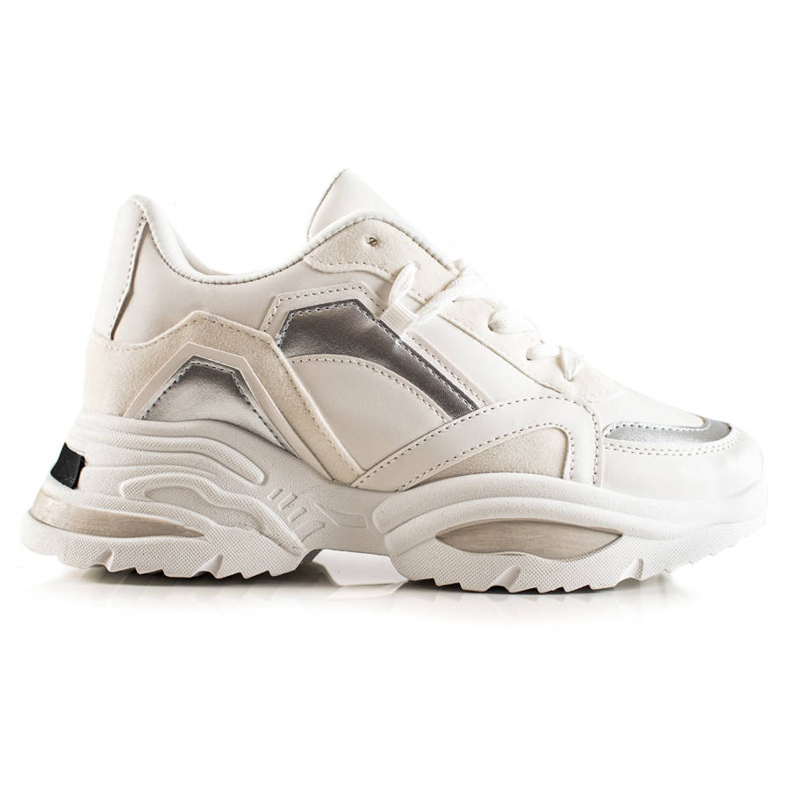 TRENDI Divat Cipők bézs fehér