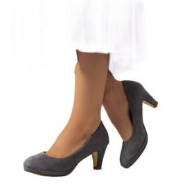 BM Szürke pumpák Vitoria sarkán