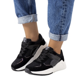 Fekete fényes Cotter tornacipő Fekete fényes Cotter tornacipő