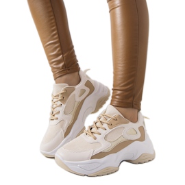 Bézs színű női Harkins tornacipő