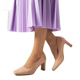 Graves női rózsaszín pumpák