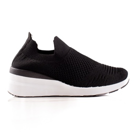 Goodin Wedge Slip-On Cipők fekete Goodin Wedge Slip-On Cipők fekete