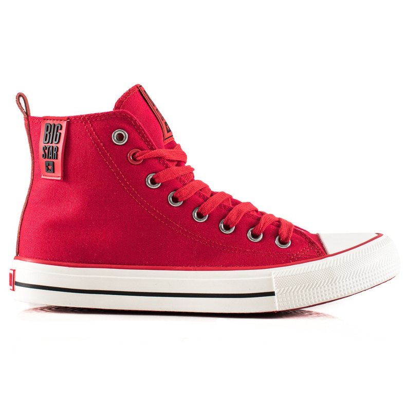 High Sneakers Big Star JJ274128 piros