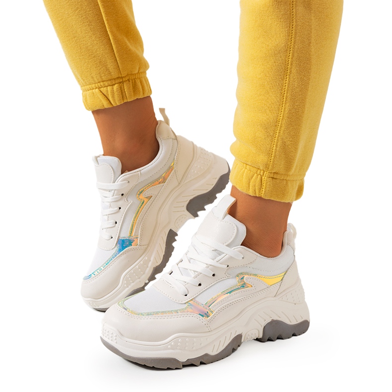 Bézs Gossett tornacipő fehér