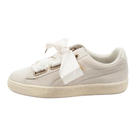 Puma Suede Heart Satin W 362714 04 bézs aranysárga