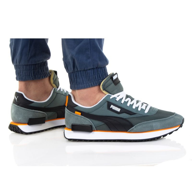 Puma Future Rider Core M 374038 16 cipő fekete szürke zöld Puma Future Rider Core M 374038 16 cipő fekete szürke zöld