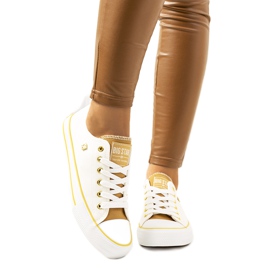 White Big Star női tornacipő HH274458 bézs fehér