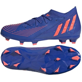 Adidas Predator Edge.3 Fg Jr GW2361 futballcipő kék kék
