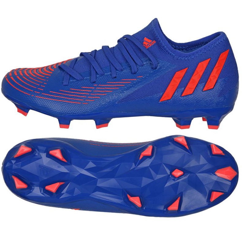 Adidas Predator Edge.3 L Fg M GW2280 futballcipő kék kék
